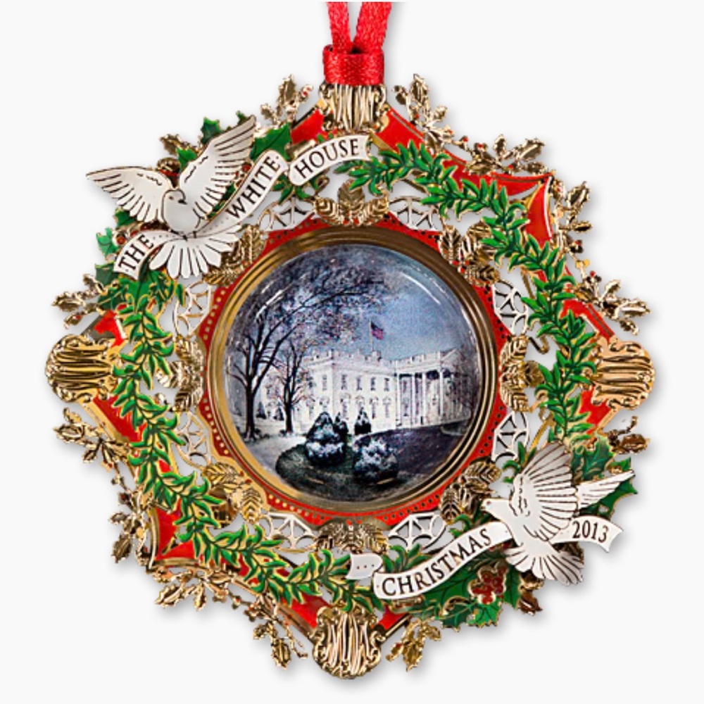 2013 WHITE HOUSE CHRISTMAS ORNAMENT, THE AMERICAN ELM TREE